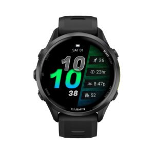 Garmin Forerunner 970 010-02969-60 Smartwatch Titanium Black/Translucent Whitestone Band
