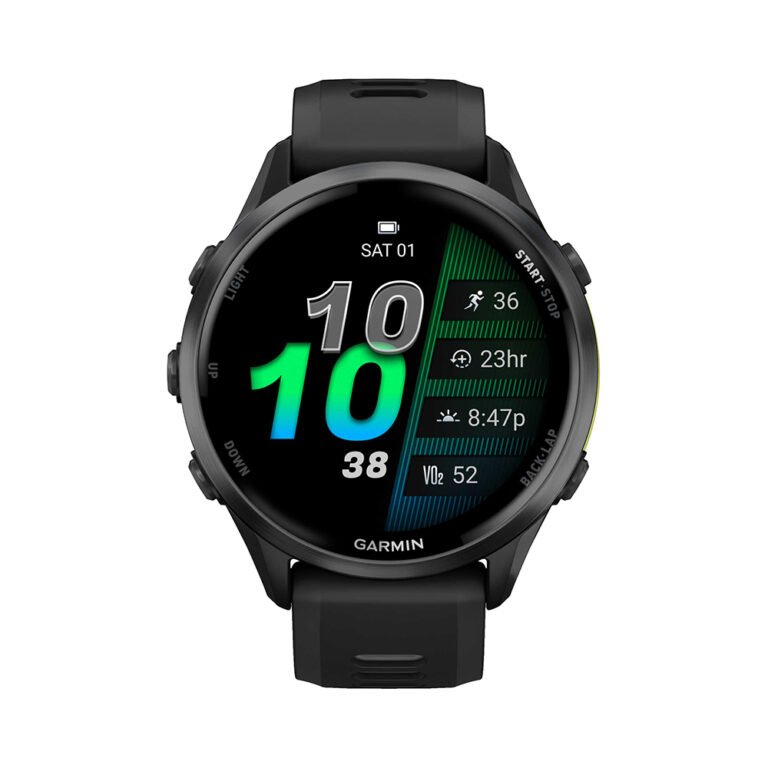 Garmin Forerunner 970 010-02969-60 Smartwatch Titanium Black/Translucent Whitestone Band