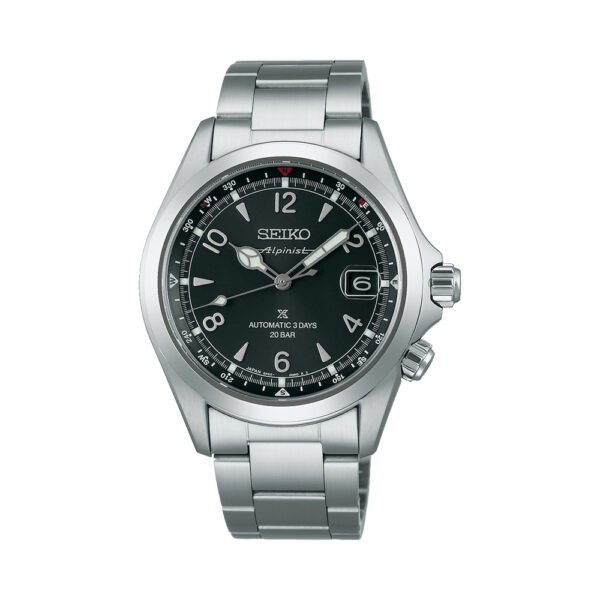 Seiko Prospex SPB505J1 Alpinist Automatic Summit Black Dial Stainless Steel Strap