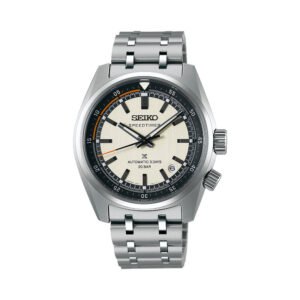 Seiko Prospex SPB513J1 Speedtimer 6R Compact Countdown In Grey-White Contras Stainless Steel Strap