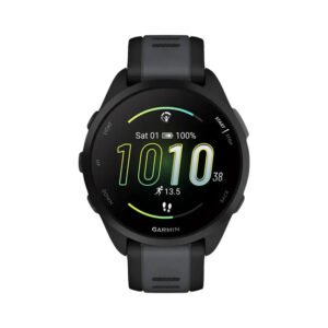 Garmin Forerunner 165 010-02863-AA Smartwatch Digital Dial Black Slate Grey Silicone Strap