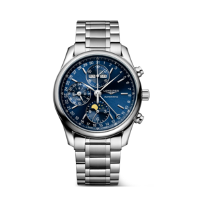 Longines Master Collection Chrono Moonphase 40 - L2.673.4.92.6 Sunray Blue Dial Steel Strap