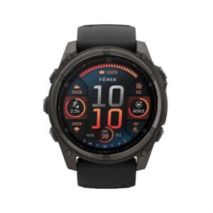 Garmin Fenix 8 47 - 010-02904-29 Smartwatch Sapphire Amoled Carbon Gray DLC Titanium Silicone Band