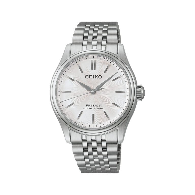 Seiko Presage HCC001J1 Automatic Classic Series White Dial Stainless Steel Strap