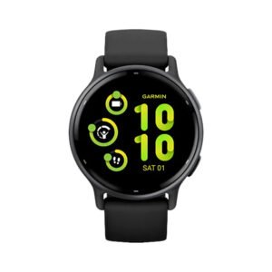 Garmin Vivoactive 5 010-02862-5A Smartwatch Slate Alumunium Bezel Black Silicone Band