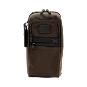 Tumi Compact Sling Bag Brown Black