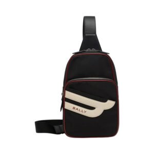 Bally Competition Sling Bag in Nylon Black
