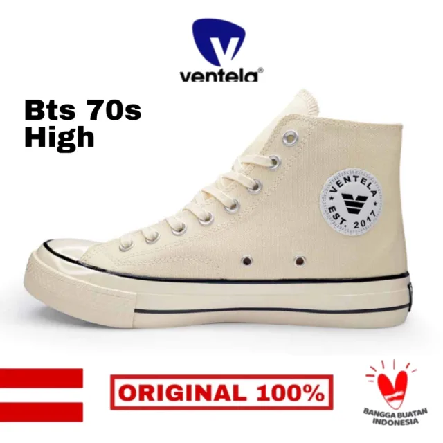 Ventela BTS 70s High Sneakers Cream