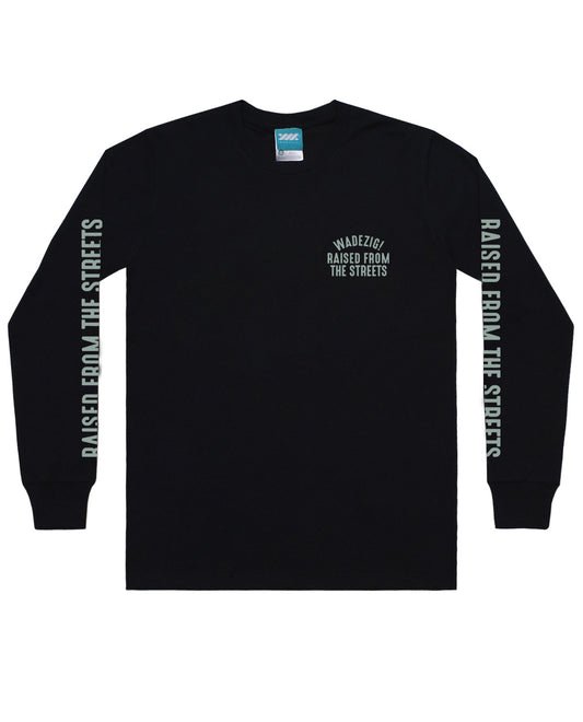WADEZIG! T-SHIRTS – RAISED LS BLACK