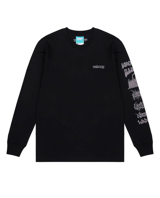 WADEZIG! T-SHIRT – PUBLISH LS BLACK
