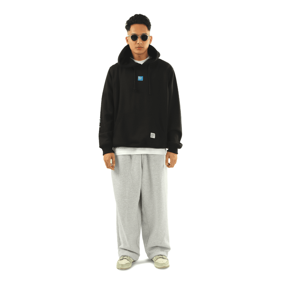 HOODIE FUN SIGN BLACK