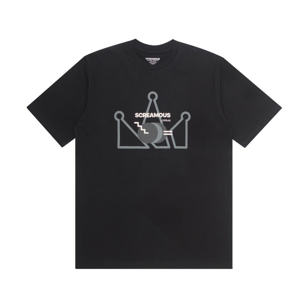 T-SHIRT TROUIS COULEURS BLACK