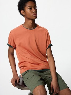 T-Shirt Dry Warna Kerah Bulat