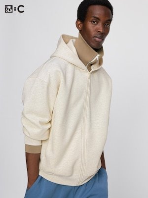 Jaket Sweat Hoodie Ritsleting Oversize