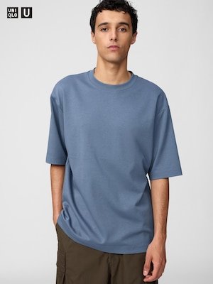 AIRism Katun T-Shirt Oversize Kerah Bulat