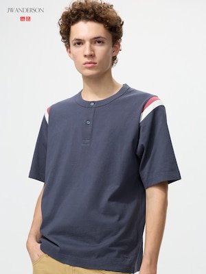 T-Shirt Kerah Henley